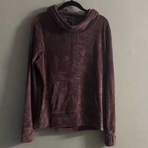 Gaiam Women’s Purple Hooded Sweater